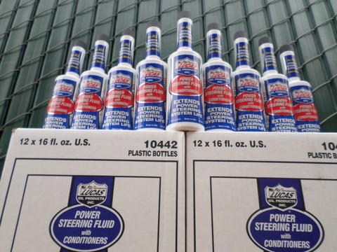 (Lucas) 10442 Power Steering Fluid with Conditioner per case 12x16oz
