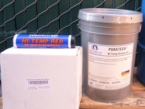 (NAL Puratech) 053-4655 Mp High Temp Grease NLGI#2 cs 50 Tube 43.75lb