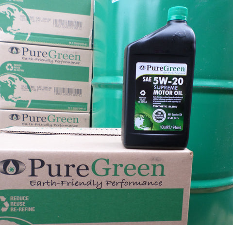 (NAL Puregreen Surpreme) 053-5187 Eng SN 5w20 ReRefined cs 1qt