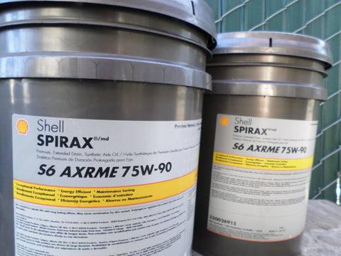 (SHELL SPIRAX S6 AXRME) 053-5168 Syn Gear Lube 75w90 pail 39lb .